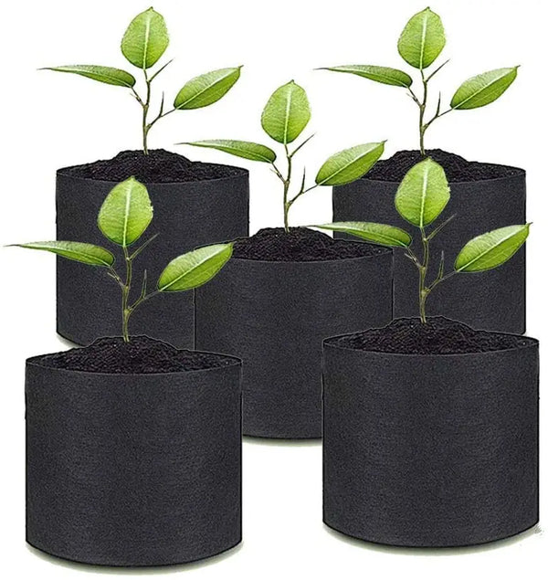 5 PCS Planting Bag Black/Grey