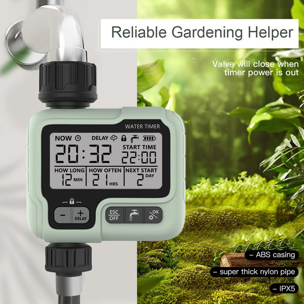 Machine Intelligent Sprinkler Garden Digital Irrigation