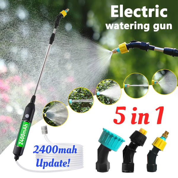 Portable Electric Gardening Sprayer Irrigation Tool USB 2400mah Rechargeable