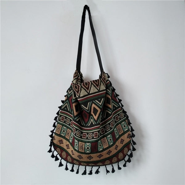 Bohemian Fringe Shoulder Bag