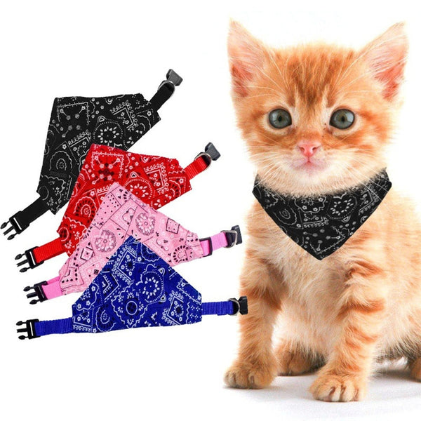 Cat and Dog Adjustable Neck Scarf