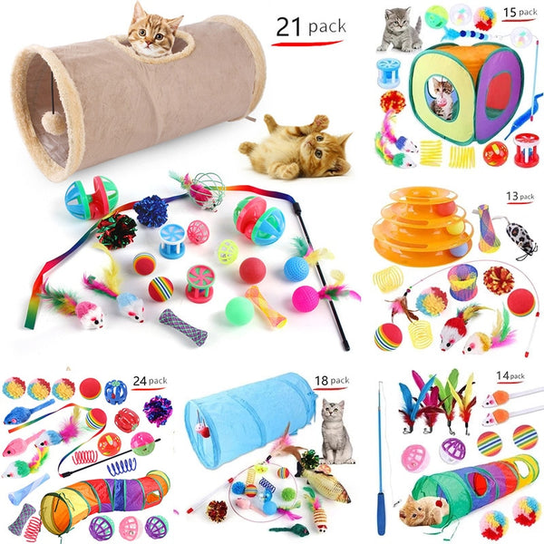 Cat Toys Mouse Shape Balls Foldable Cat