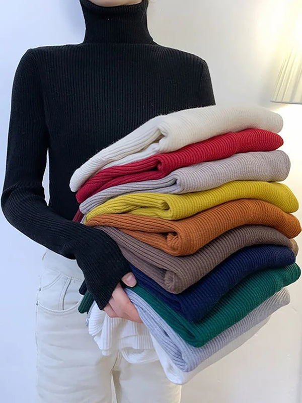 Sweater Autumn Long Sleeve Slim